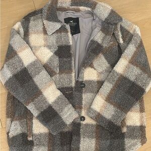 Hollister Checkered Sherpa Jacket